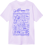 T-shirt Lundi Mauve